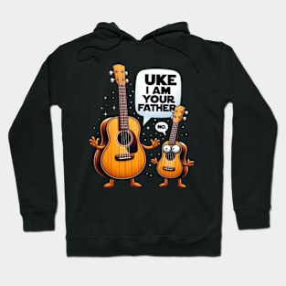 Uke I Am Your Father T Shirt Ukulele Guitar Music Hoodie